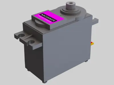 MG996R Servo Motor 3D model