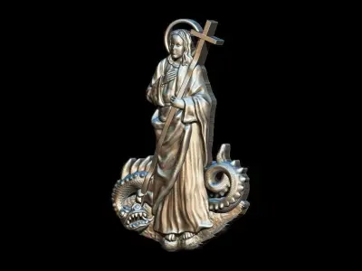  Saint Martha of Bethany 3D print model