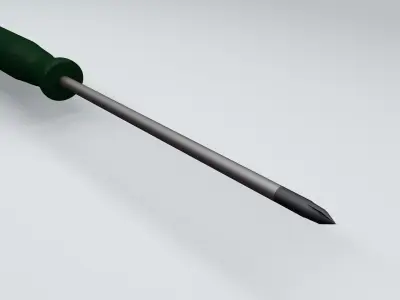 screwdriver Low-poly 3D model order