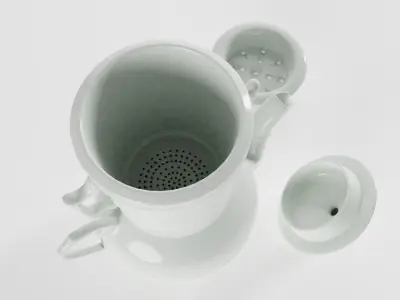 Vintage French Coffee or Tea Maker 3D model