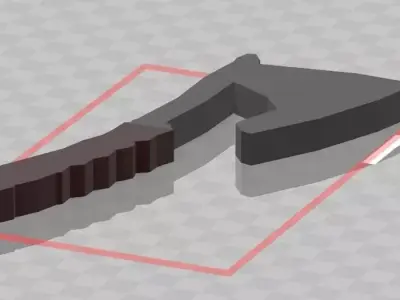 Weapon kit Free low-poly 3D model