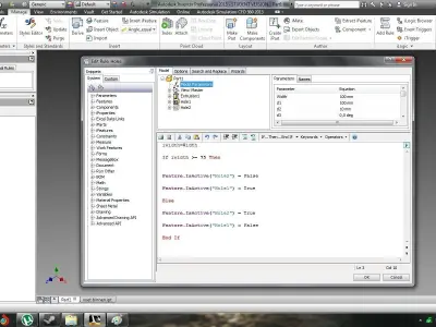 Tutorial for adaptive inventor parts Free 3D model