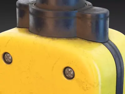 Pendant Push Button PBR 3D model