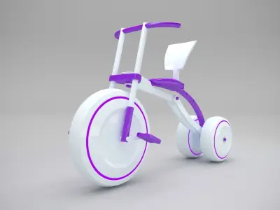 Tricycle concept 3D model