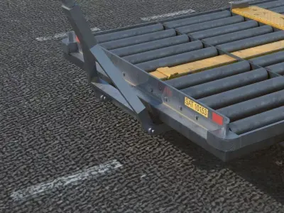 Airport Tug Trolley 3D model