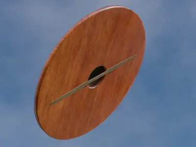 Viking Shield Low-poly 3D model 26