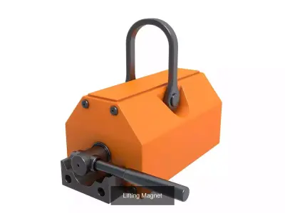 Lifting Magnet  collection 3D Model Pack