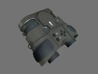 Binocular Prop PBR Low-poly 3D model