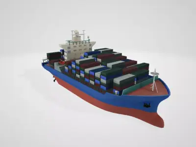 Cargo Ship  3D model purchase