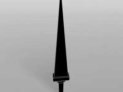 Lowpoly Sword 007 Free low-poly 3D model