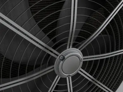 eco air 400 air water heat pump 3D model