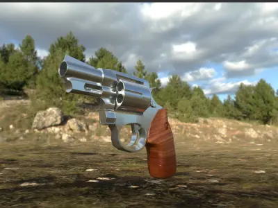Revolver 3D model