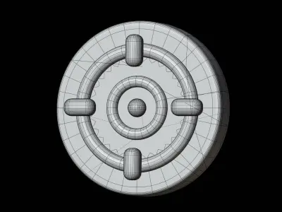 Target Arrow 3D Illustration 3D model