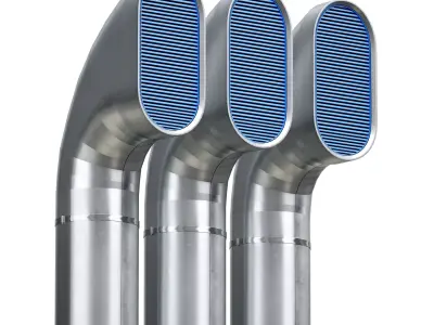 Ventilation pipe 3D model