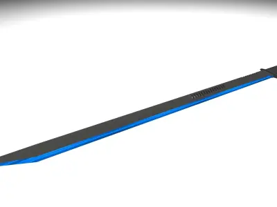 Sword Free low-poly 3D model 10