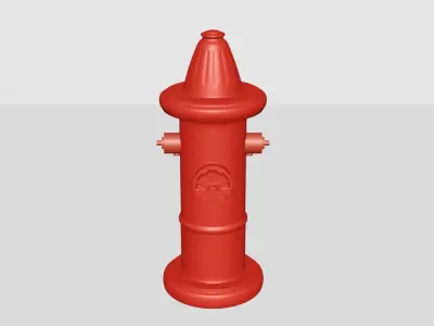 Water Hydrant Game Ready Model Low-poly 3D model