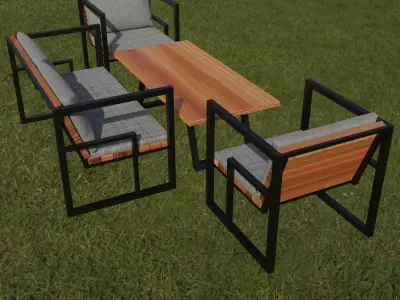 Garden Furniture  Free 3D model