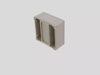 Industrial Electrical Junction Box for 3D print 3D model