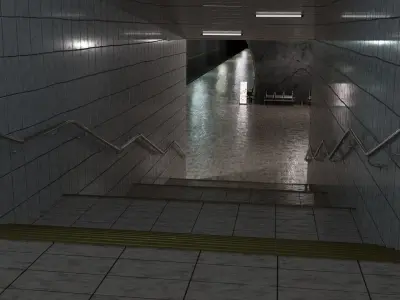 Subway Station 3D Texture