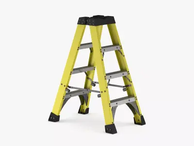 Fiberglass Ladder 3D model