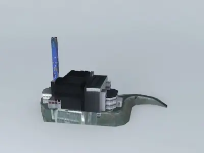 Pingtung Kanding waste incineration plants Free 3D model
