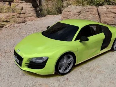Audi R8 2008 Free 3D model