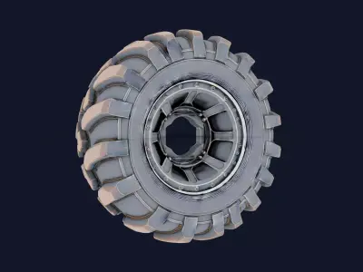 Vehicle Tyre 3D model buy