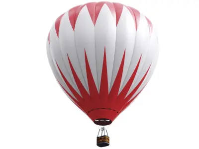 Hot air balloon model 3D model