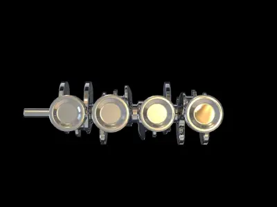 Piston Low-poly 3D model by MIKOLI