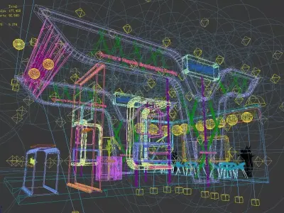 Exhibition - Area - 6X9-3DMAX2010-013 3D model