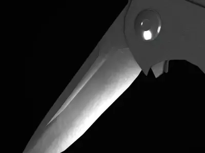 Folding Knife Low-poly 3D model buy