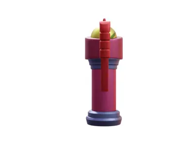 grenade game ready asset lowpoly Low-poly 3D model