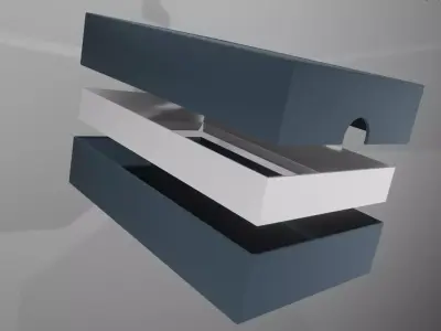 BOX packaging 3d model  3D model purchase