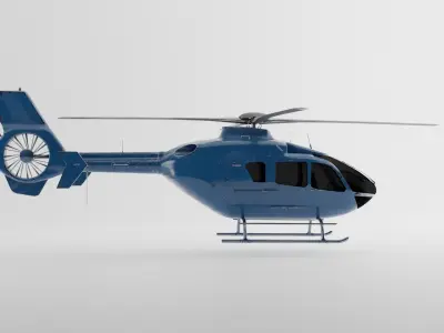helicopter h135 3D model