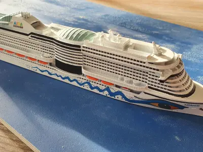 AIDAperla cruise ship 3D print model 3D print model