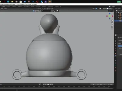 Sci-Fi Space Pod Free 3D model