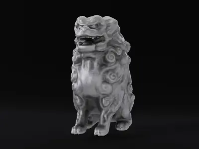 Komainu Free 3D model