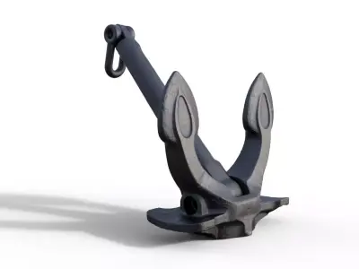Offshore Anchor Rostock 3D print model