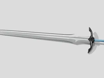 Vindaaris Sword Low-poly 3D model