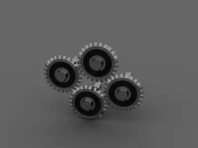 The Gears three 3D model