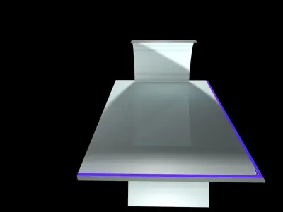 sci fi hospital bed Free 3D model