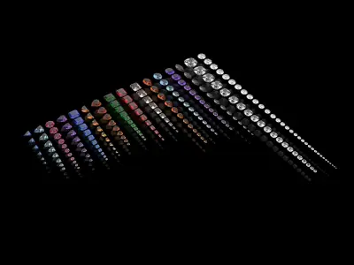 Variety Gemstone 3D model