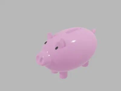 Piggy Bank 3D model 3D model