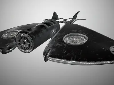 Military Drone  Free low-poly 3D model