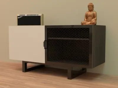 INDUSTRIAL CABINET Free 3D model