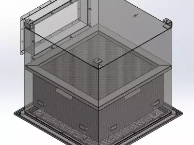 HepaBox For Clean Room Full CAD design 3D model