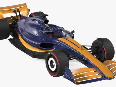  Open Wheel Racing Car 