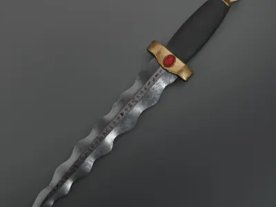 Ritualistic Dagger 3D model