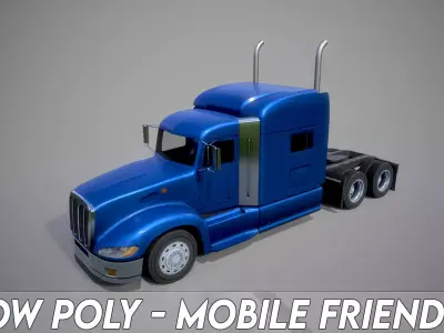 American Truck 4 and upgrades - Mobile Asset  Low-poly 3D model