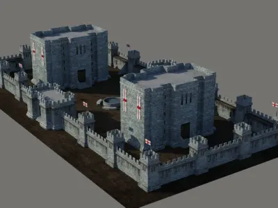 Medieval Fortress 3D model